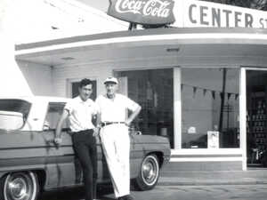 Billy Dean Austin,with his father, Truman Park Austin.